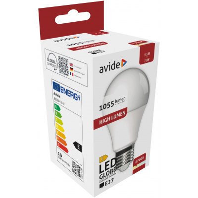 Avide LED Globe A60 9.5W E27 EW (ABG27EW-9.5W-AP)
